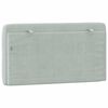 vidaXL Headboard Cushion Light grey Velvet (100% polyester), Foam Standard