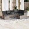 vidaXL Garden Sofa Set Light Grey, Dark Grey