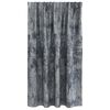 vidaXL Curtain with Curtains 2 pcs Silver Gray 55.1" x 55.1" Velvet