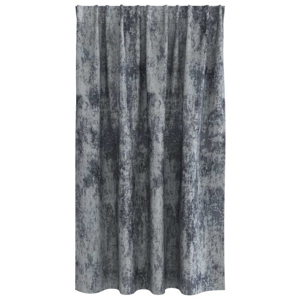 vidaXL Curtain with Curtains 2 pcs Silver Gray 55.1" x 55.1" Velvet