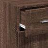 vidaXL Sideboard Brown oak Engineered wood Medium Sideboard
