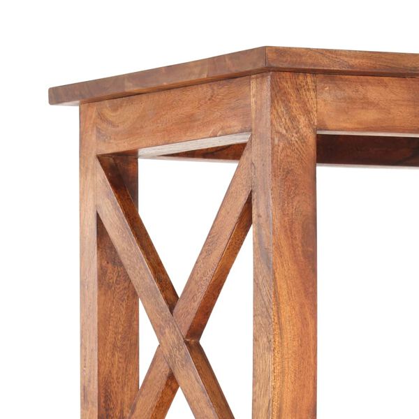 vidaXL Bookshelf Honey Solid Acacia wood Large Bookshelf Rectangular