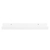 vidaXL Wall Shelf Set of 2 High gloss white MDF 15.7x3.5x1.2 in