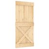 vidaXL Door NARVIK 37.4"x82.7" Solid Wood Pine