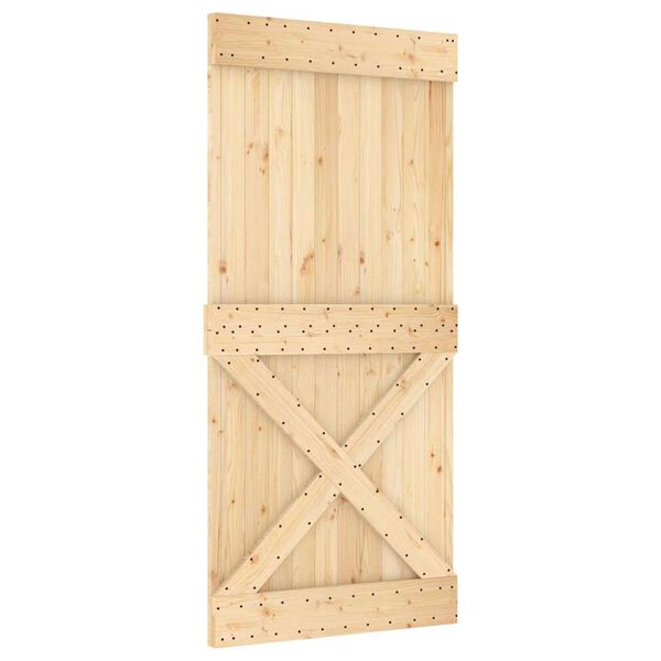 vidaXL Door NARVIK 37.4"x82.7" Solid Wood Pine