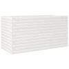 vidaXL Garden Planter White Solid pinewood 35.4 x 15.7 x 17.9 in