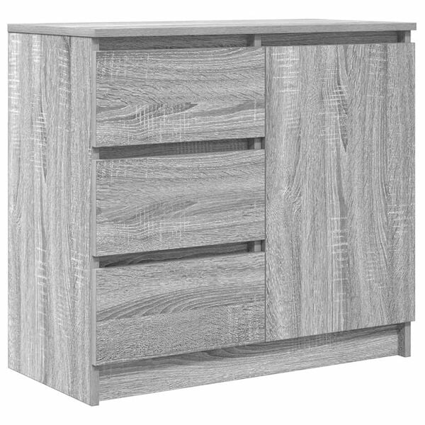 vidaXL Sideboard Grey Sonoma Engineered wood Medium