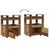 vidaXL Kitchen Trolley Old wood 60 x 45 x 80 cm Engineered wood