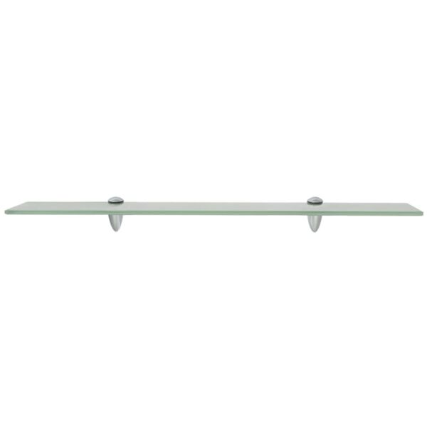 vidaXL Floating Shelf Frosted Tempered safety glass Wall mounting