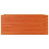 vidaXL Garden Planter Wax brown Solid pine wood Large Decorative Inlays