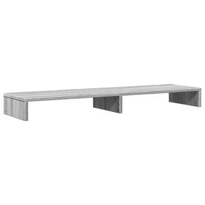 vidaXL Monitor Stand Grey Sonoma 39.4x10.6x3.9" Engineered Wood