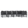 vidaXL Garden Lounge Set Anthracite, Dark grey