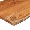 vidaXL Bathroom Countertop 43.3"x23.6"x1.5" Rectangular Solid Wood Acacia