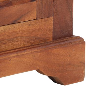 vidaXL Sideboard 19.7"x11.8"x29.4" Solid Acacia Wood