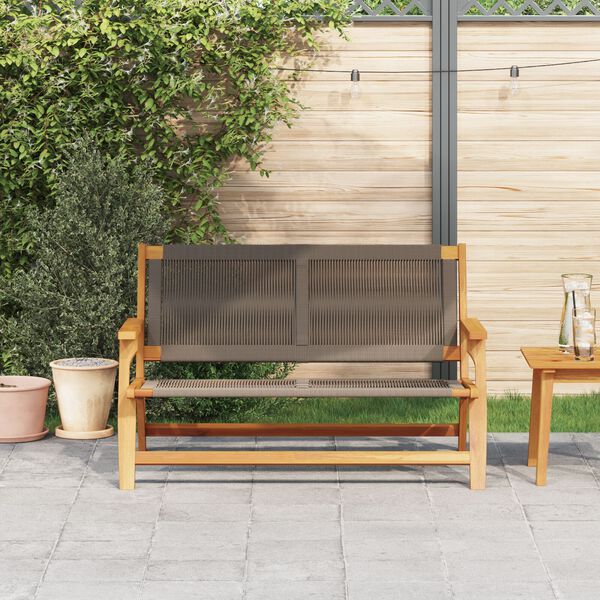 vidaXL Garden Furniture Gray 78 x 122 x 73cm Solid Acacia wood