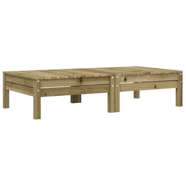 vidaXL Garden Footstool Anthracite Vacuum pressure treated pinewood