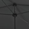 vidaXL Beach Parasol Anthracite Polyester Large UV-resistant materials