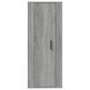vidaXL Wall Mounted TV Cabinet Grey sonoma Engineered wood Medium