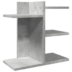 vidaXL Desk Organiser Concrete Grey 16.5x8.5x16.5" Engineered wood
