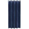 vidaXL Blackout Curtains 2 pcs Dark Blue 55.12 x 68.90 in Velvet