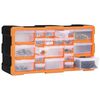 vidaXL Multi-drawer Organizer with 22 Drawers 19.3"x6.3"x10"