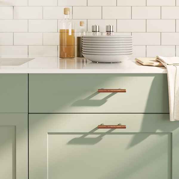 vidaXL Cabinet Handle Set of 10 Bronze Stainless Steel Small Durable