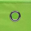 vidaXL Storage Box Set of 10 Green Non-woven fabric (100% polyester)