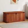 vidaXL Storage Chest Brown Solid Acacia wood, MDF