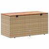 vidaXL Garden Storage Box Beige and Brown