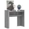 vidaXL Console Table Grey Sonoma Engineered Wood 39.4 x 13.8 x 35.4 in