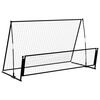 vidaXL 2 in 1 Soccer Rebounder Football Goal 79.5x40.9x47.2" Steel