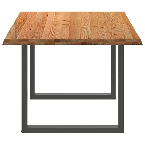 vidaXL Dining Table Light Brown, Anthracite