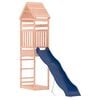 vidaXL Outdoor Playset Natural wood, Blue Solid douglas wood, Polypropylene