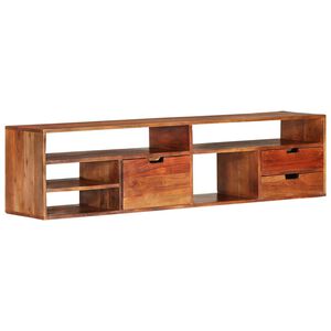 vidaXL TV Cabinet Solid acacia wood, engineered wood Large TV Cabinet
