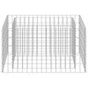 vidaXL Gabion Raised Bed Silver Galvanized Steel Medium Durable