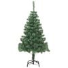 vidaXL Christmas Tree with 300 LEDs with Stand Green 70.9" PVC