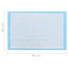 vidaXL Pet Training Pad Set of 400 Blue and white