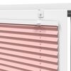 vidaXL Pleated Blind Pink 100% Polyester 41.3 x 78.7 in