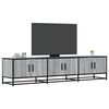 vidaXL TV Cabinet Gray Sonoma Engineered wood, Metal 70.9 in long