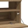 vidaXL TV Cabinet Artisan Oak Engineered wood 39.4 in x 13.8 in x 15.7 in