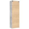 vidaXL Storage Cabinet Concrete Grey Engineered Wood Tall