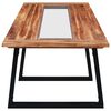 vidaXL Dining Table Brown and Black