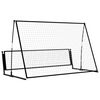 vidaXL 2 in 1 Soccer Rebounder Football Goal 79.5x40.9x47.2" Steel