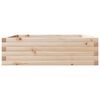 vidaXL Garden Planter Natural Wood Solid Pine Wood 31.5 x 31.5 x 9.1 in
