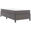 vidaXL Bed Frame with Mattress Grey 39.37 x 78.74 in Fabric