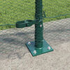 vidaXL Fence Post Green 328.08 x 2.62 ft (0.51 in mesh) Steel and PVC
