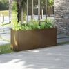 vidaXL Garden Planter Honey brown Solid pinewood 59.1 x 19.7 x 27.6 in