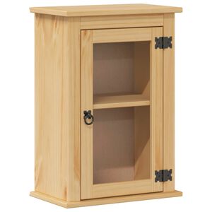 vidaXL Bathroom Wall Cabinet Honey