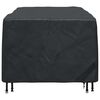 vidaXL Furniture Cover Plain Black 78.74 x 43.31 x 27.56 in 600D