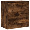 vidaXL Shoe Cabinet Smoked Oak Engineered Wood Compact Shoe Cabinet